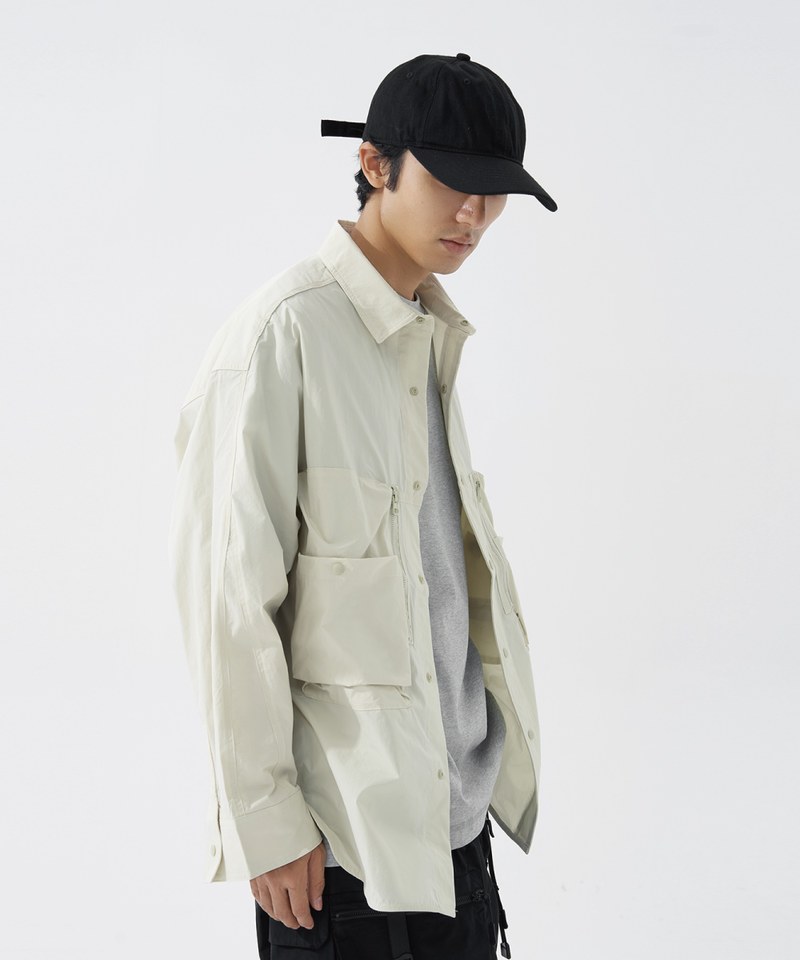 TBS0214-242 四口袋弧形下擺襯衫 Four Pockets Rounded Seam Shirt