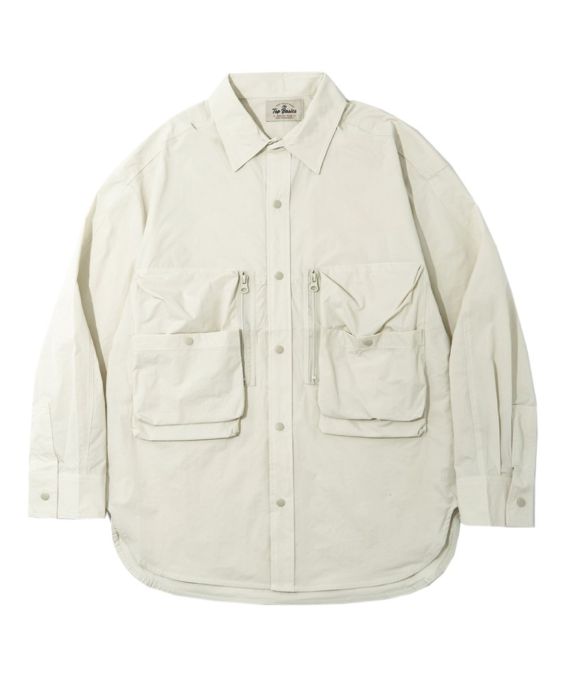 TBS0214-242 四口袋弧形下擺襯衫 Four Pockets Rounded Seam Shirt