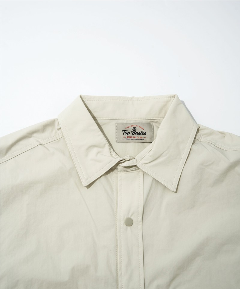 TBS0214-242 四口袋弧形下擺襯衫 Four Pockets Rounded Seam Shirt