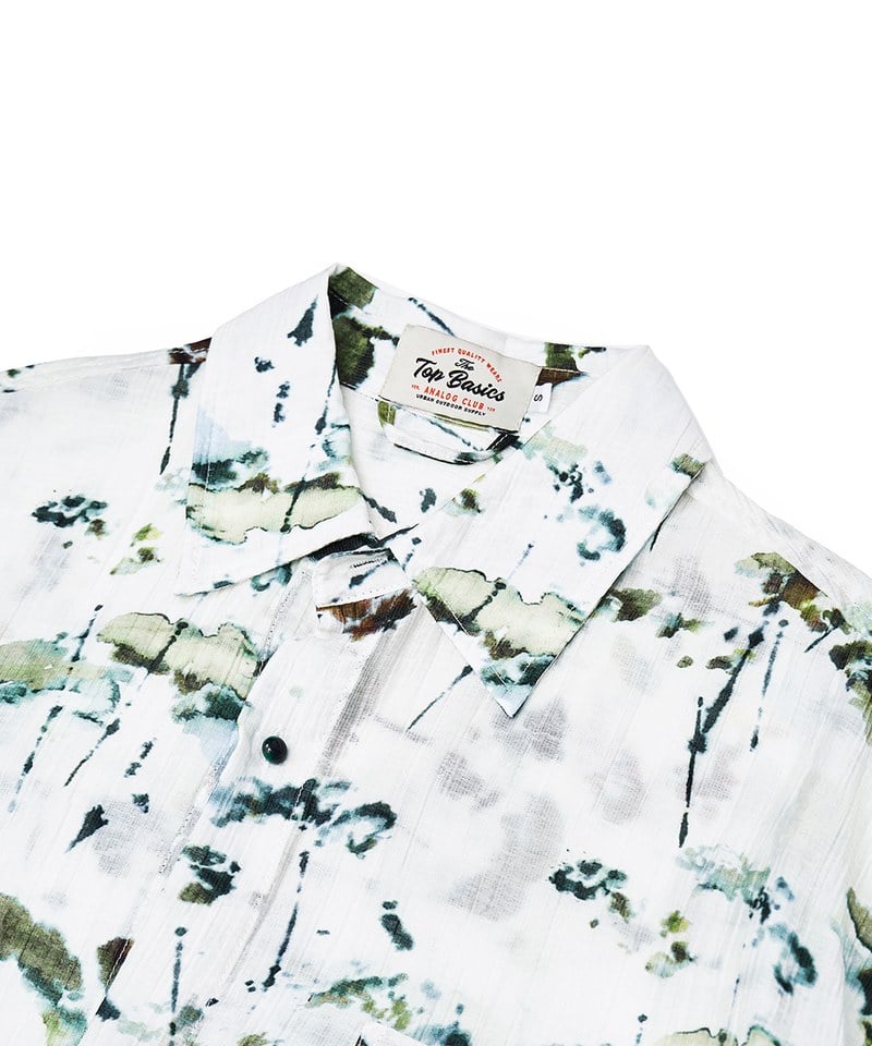 TBS0219-251 夏威夷襯衫 Greenery Watercolor Aloha Shirt
