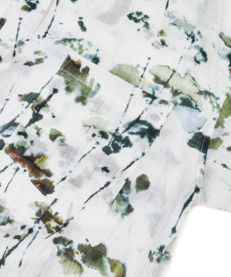 TBS0219-251 夏威夷襯衫 Greenery Watercolor Aloha Shirt