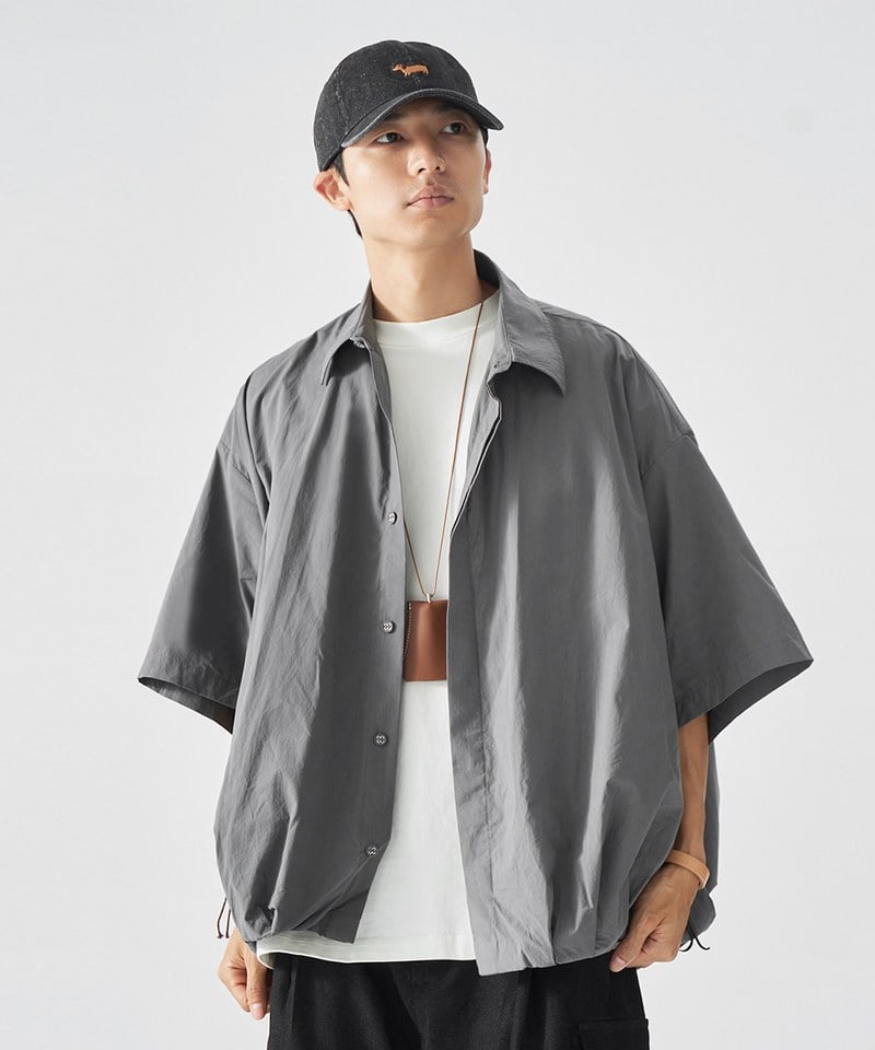 TBS0220-251 皺褶下擺襯衫 Pleated Hem Summer Shirt