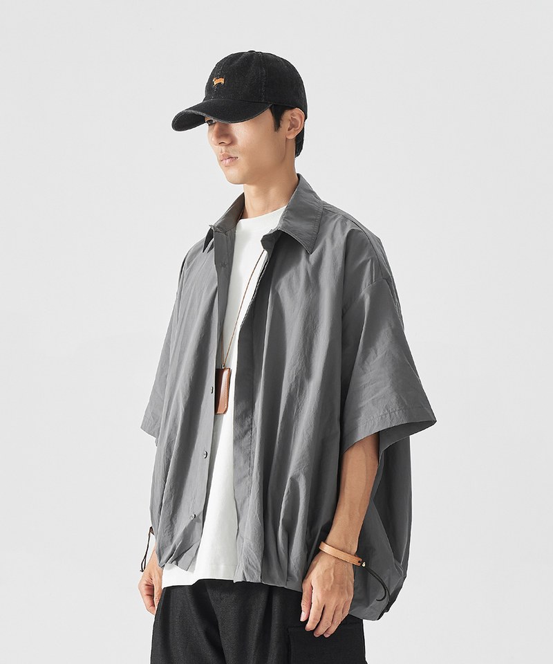 TBS0220-251 皺褶下擺襯衫 Pleated Hem Summer Shirt