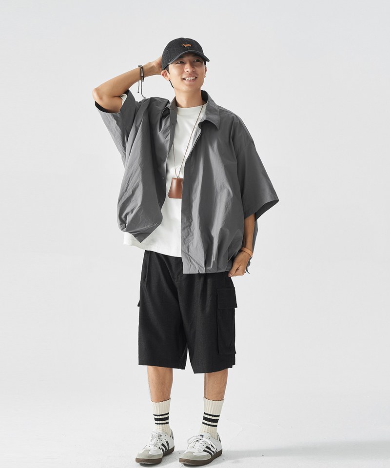 TBS0220-251 皺褶下擺襯衫 Pleated Hem Summer Shirt