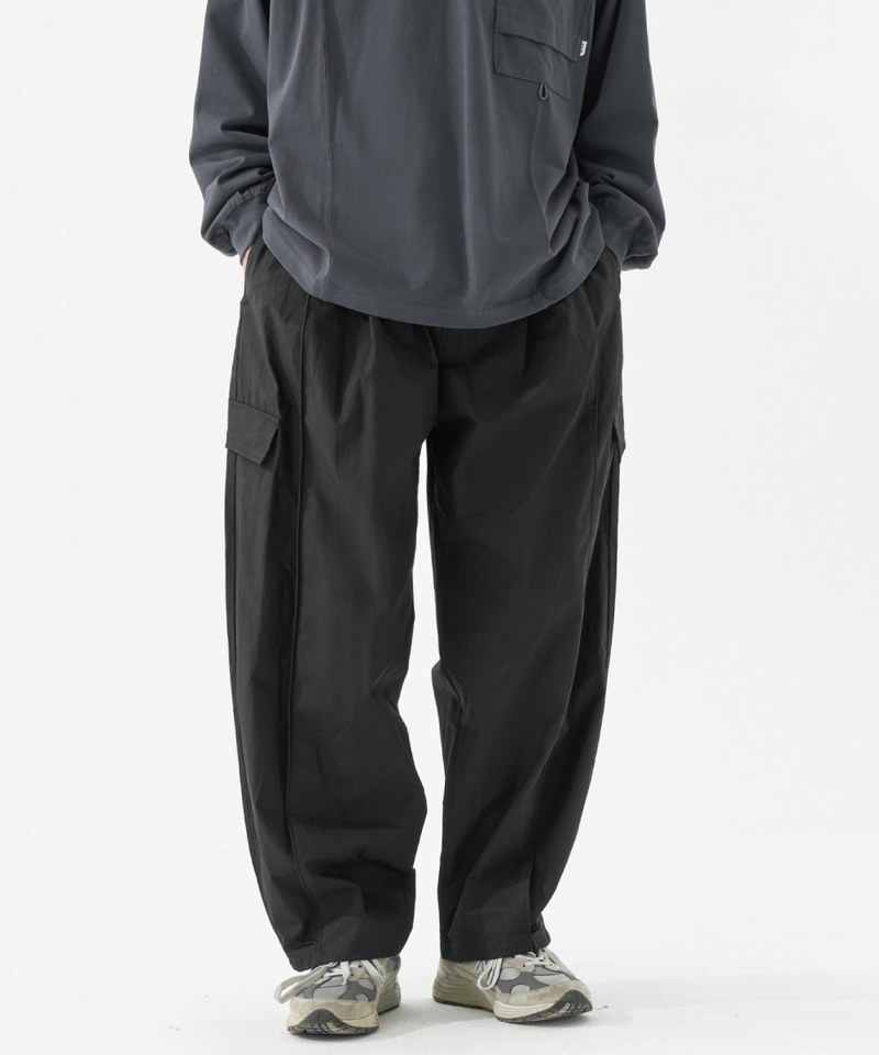 縫線翻蓋假口袋長褲 Faked Pockets Binding Relaxed Pants