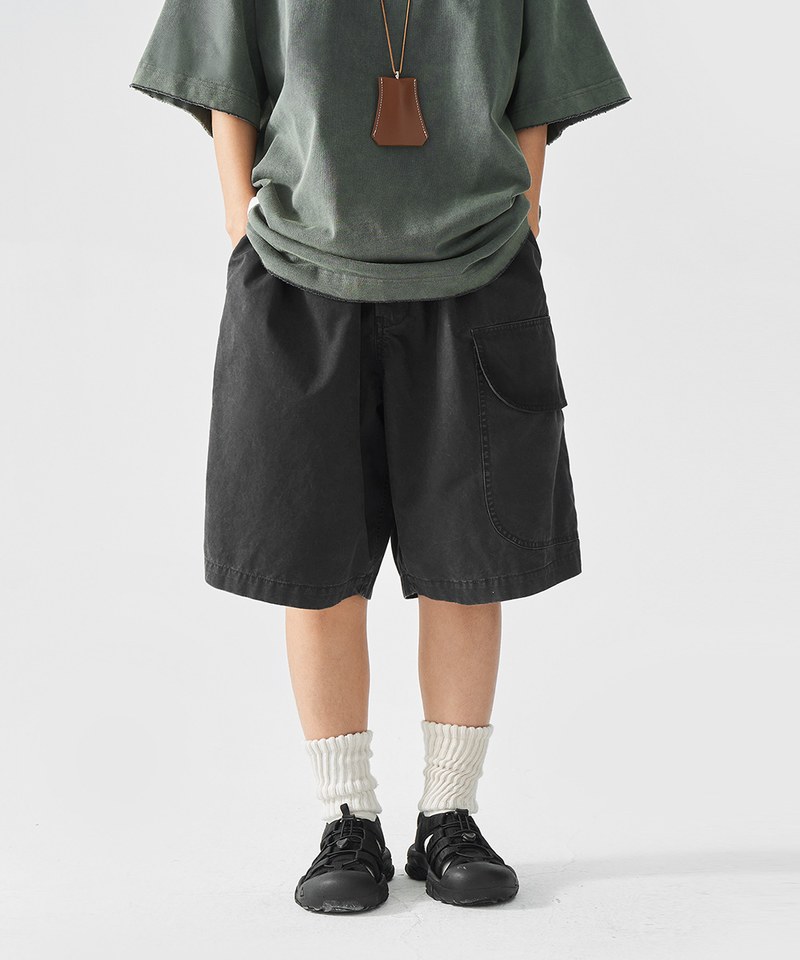 三口袋七分褲 Three Pockets Washed  Long Short