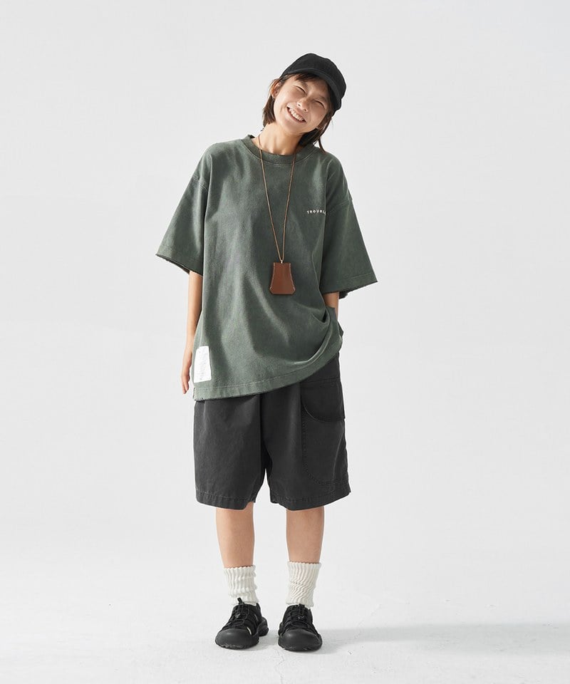 TBS1707-251 三口袋七分褲 Three Pockets Washed  Long Short