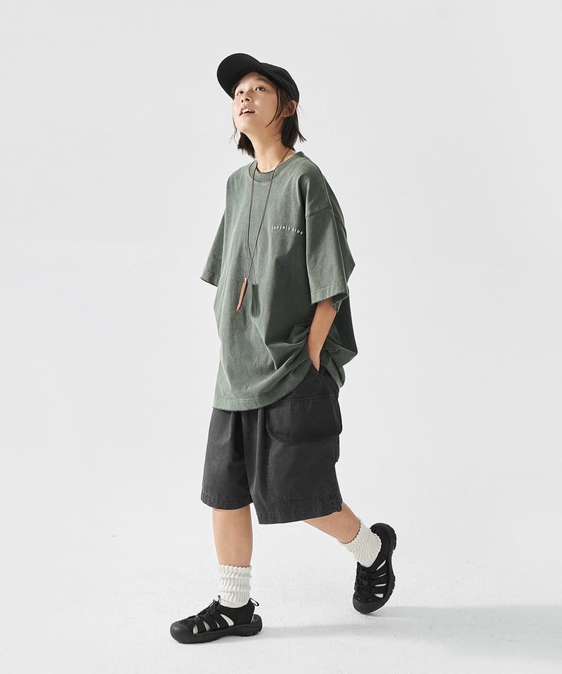TBS1707-251 三口袋七分褲 Three Pockets Washed  Long Short