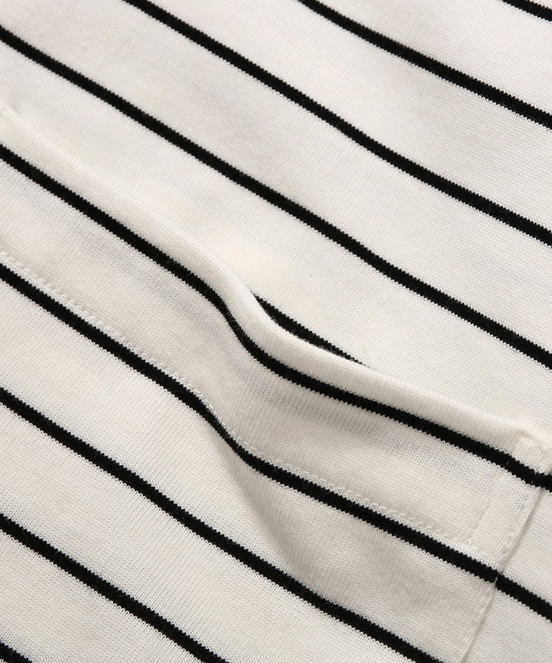 條紋長袖POLO衫 TopBasics Pinstriped Longsleeve Polo Shirt