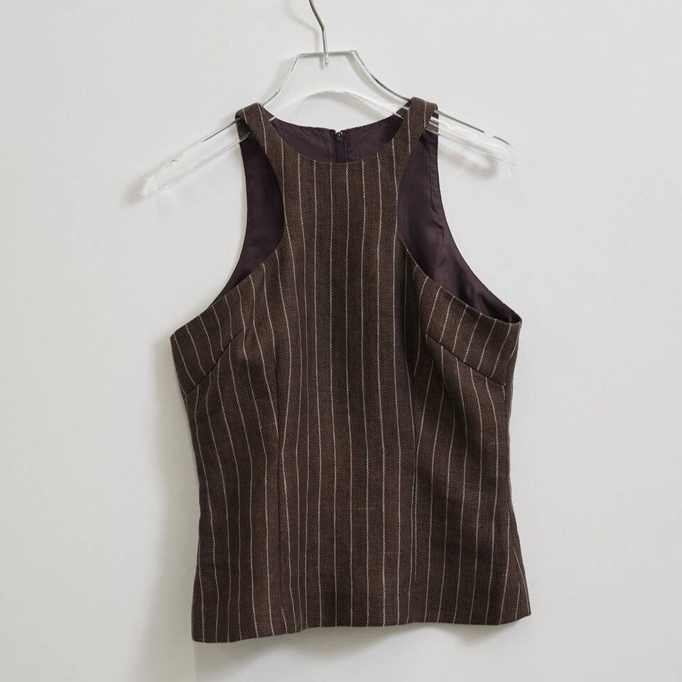 TDF0501-261 Linen Americansleeve Tops