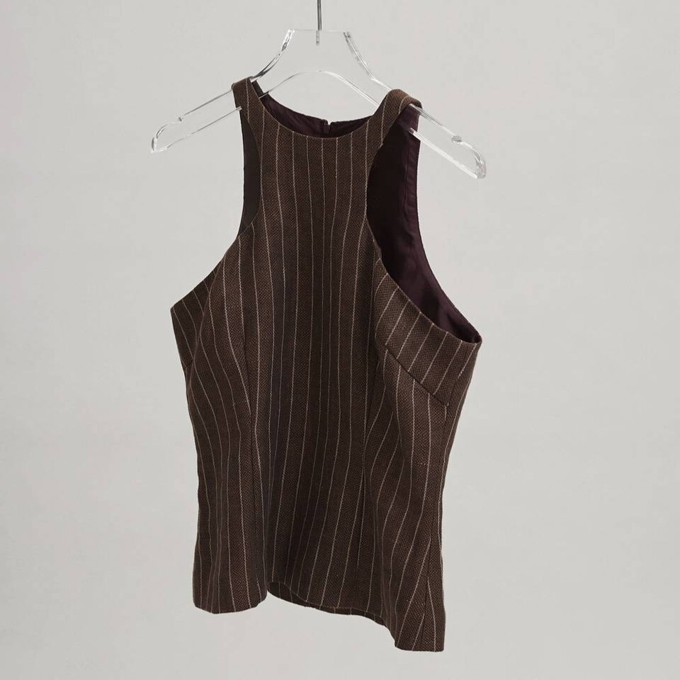 TDF0501-261 Linen Americansleeve Tops