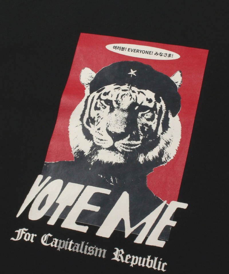 TLB0110-252 虎頭圖樣大學T Cat Vote Sweatshirts