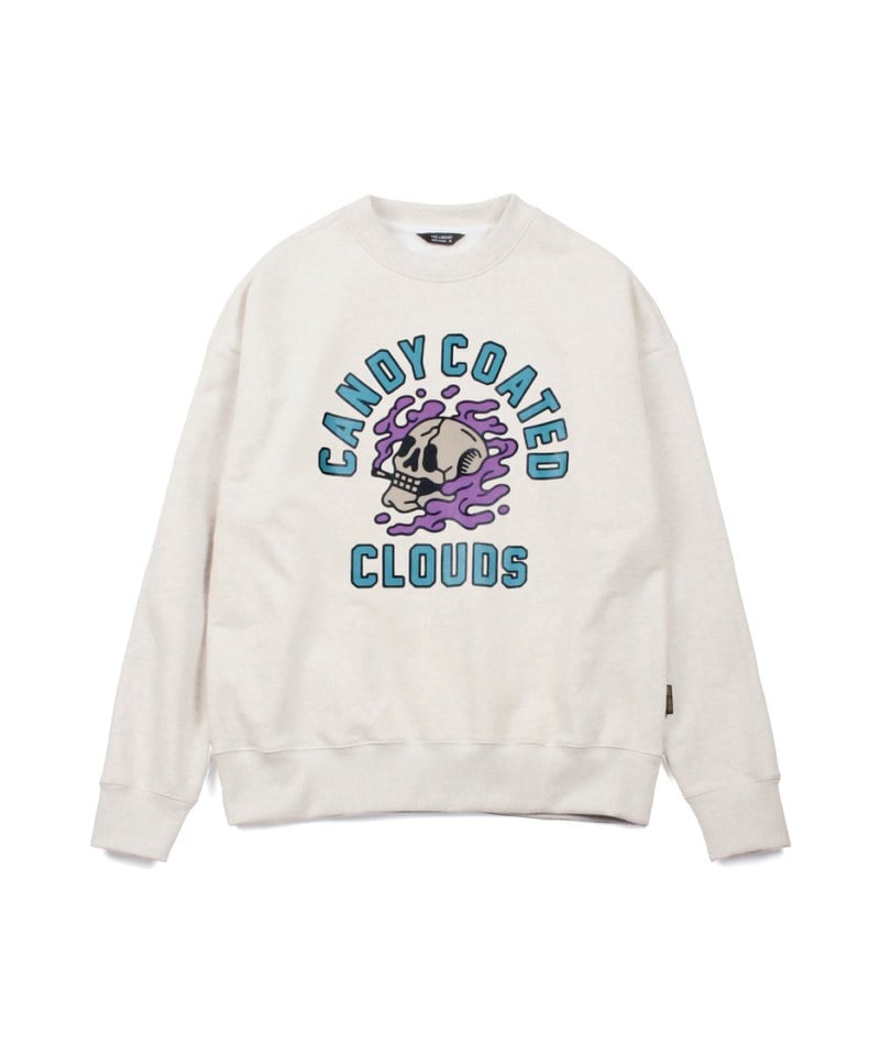 TLB0111-252 骷髏圖像大學T Clouds Sweatshirts