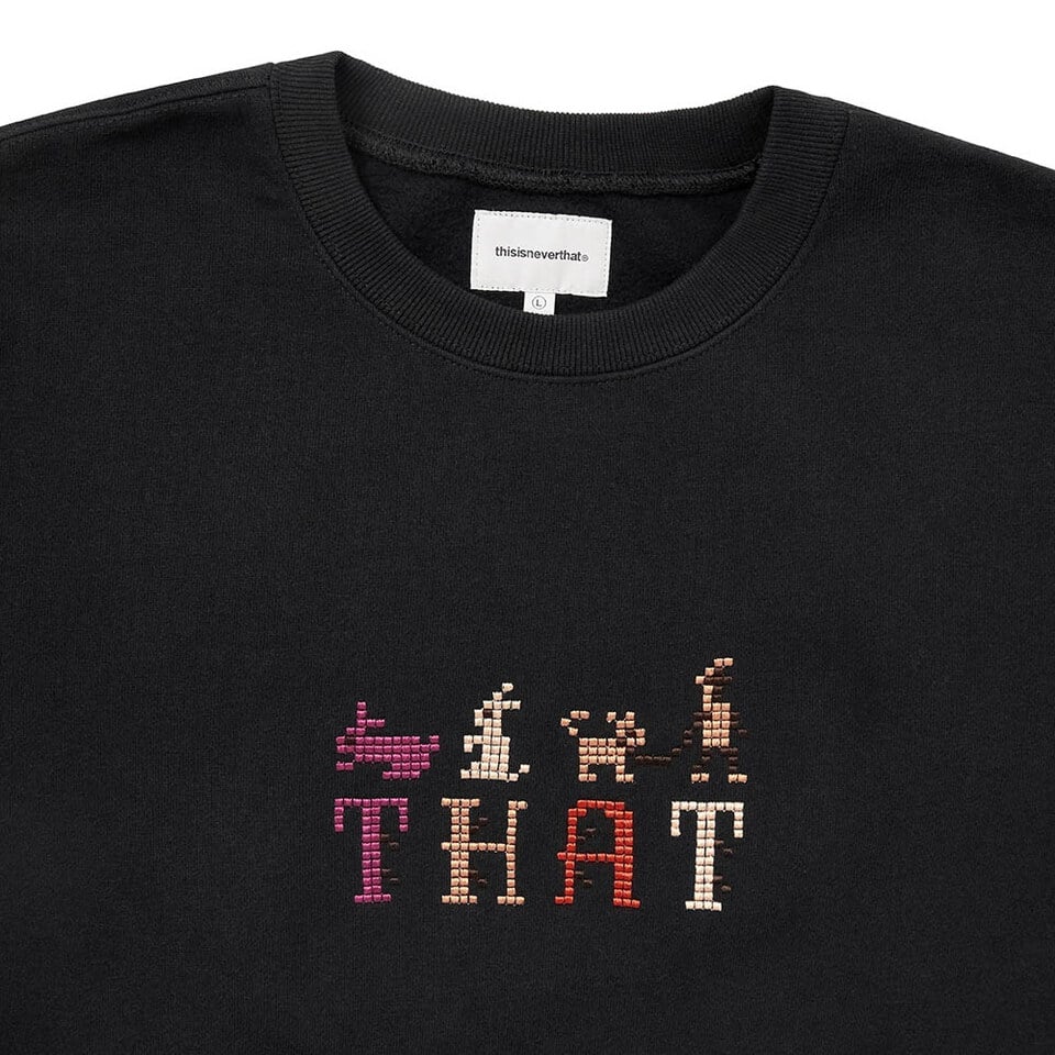 TNT0109-252 刺繡圓領上衣 THAT Embroidered Crewneck