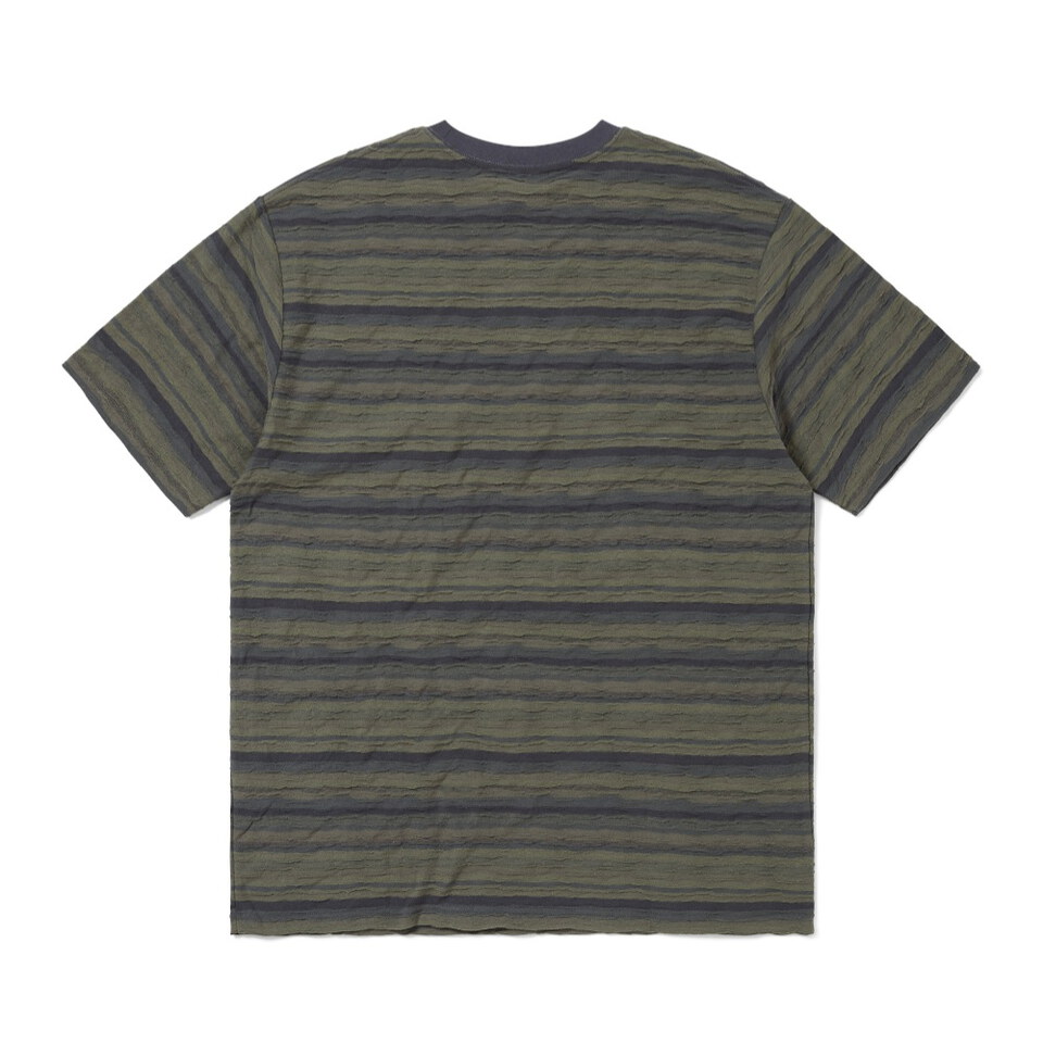 條紋短袖上衣 Wave Jacquard Tee