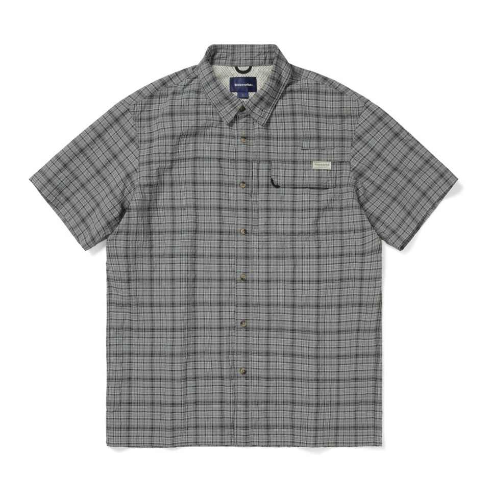 格紋短袖襯衫 Plaid SS Fishing Shirt