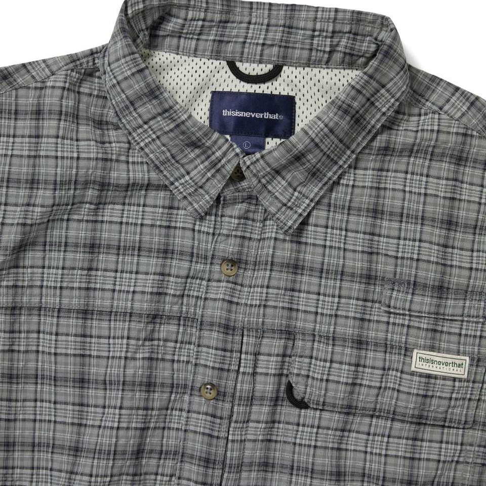 格紋短袖襯衫 Plaid SS Fishing Shirt