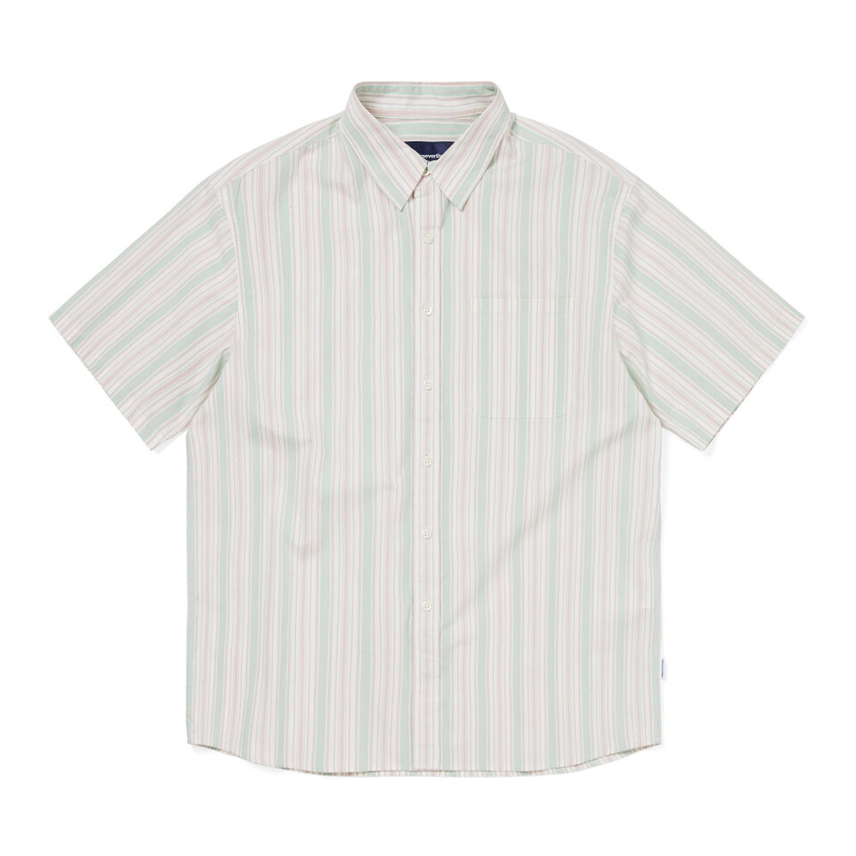 條紋短袖襯衫 Striped SS Shirt