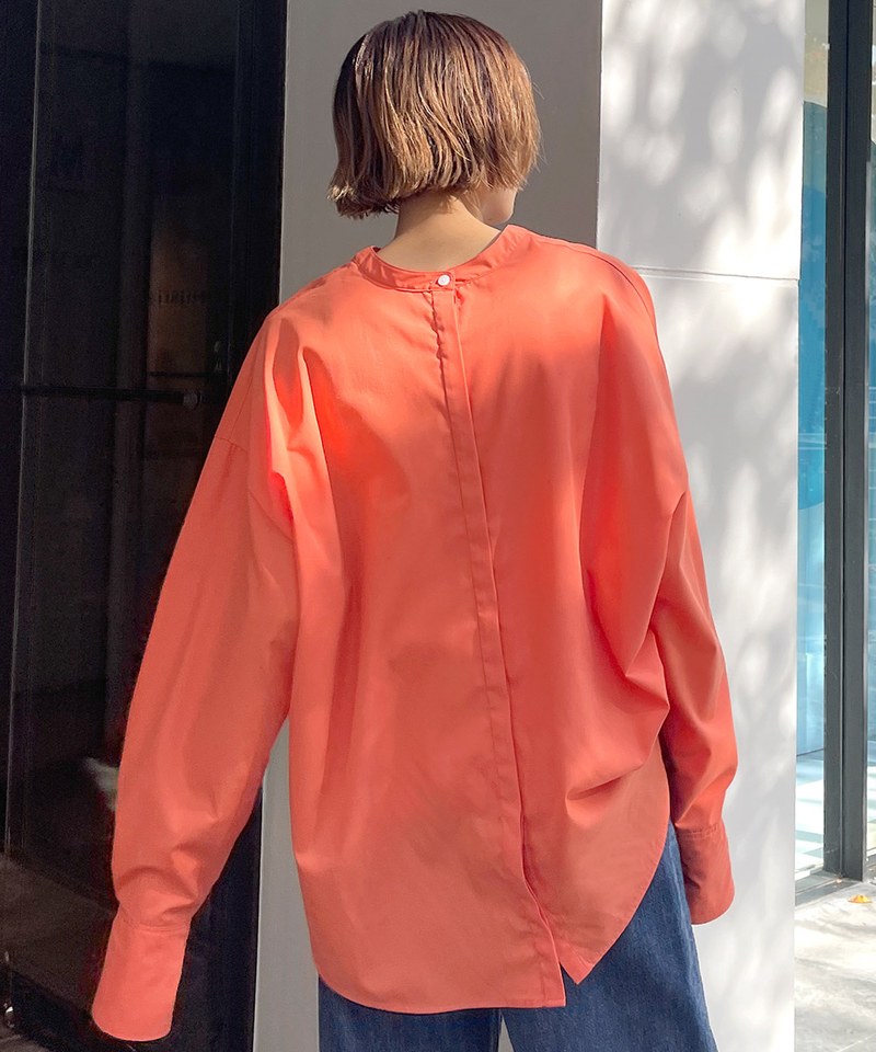 正反雙穿長袖襯衫