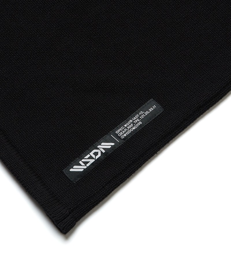針織高領上衣 Knitting Splice Top