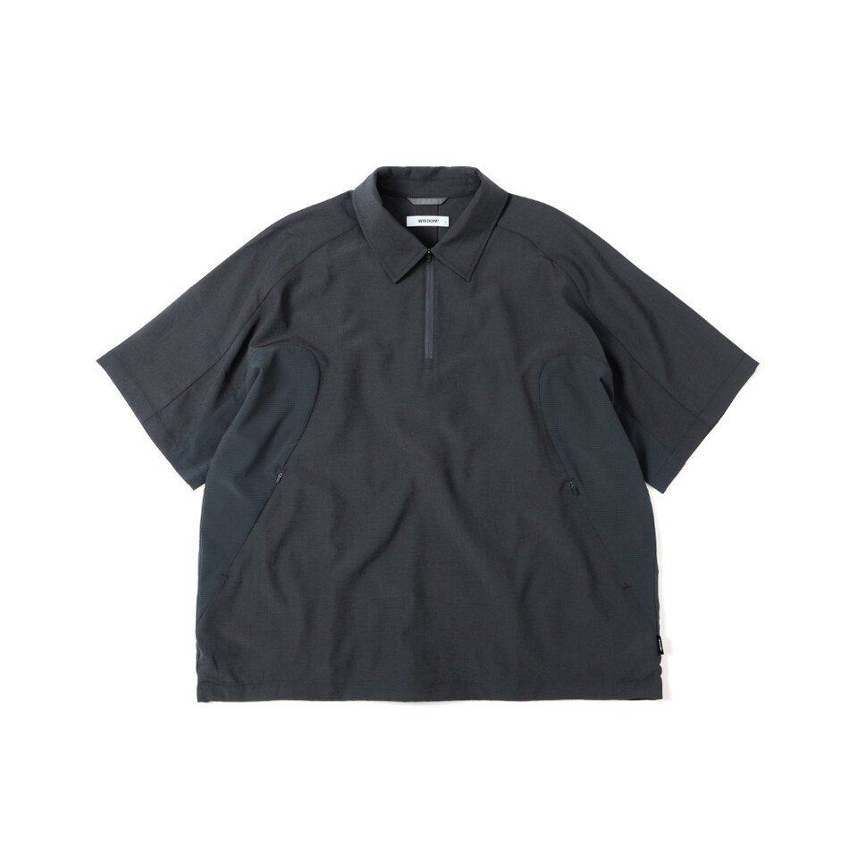 平織半開襟上衣 HALF ZIP POLO SHIRT