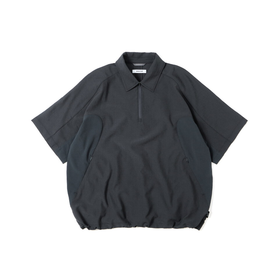 平織半開襟上衣 HALF ZIP POLO SHIRT