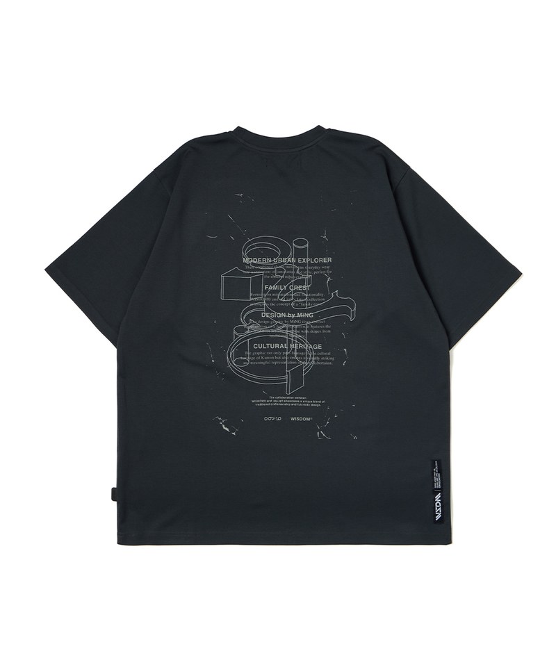 WDM0146-242 WISDOM x oqLiq 聯名短袖上衣 TENCEL SS TEE