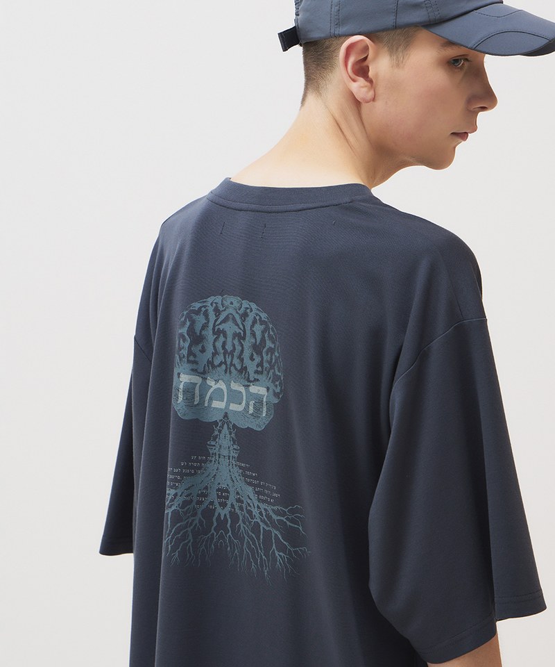 WDM0148-251 圖像天絲短TEE WSDM TENCEL GRAPHIC SS TEE