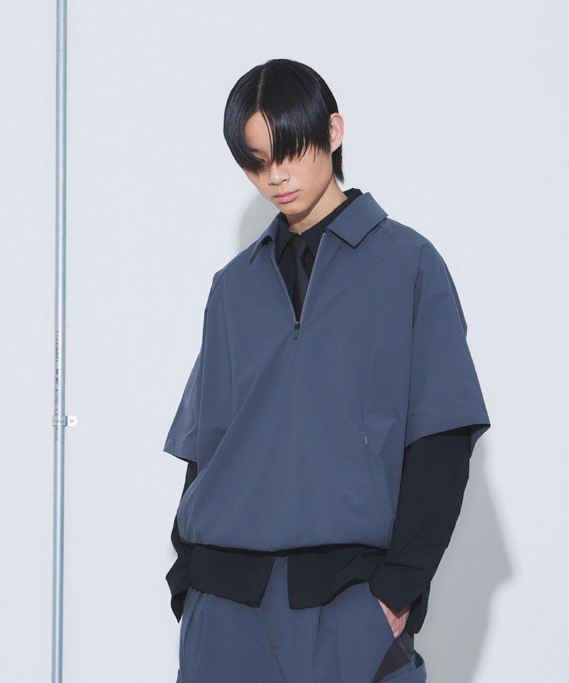 半拉鍊短袖 POLO 衫 WSDM HALF ZIP SS POLO SHIRT