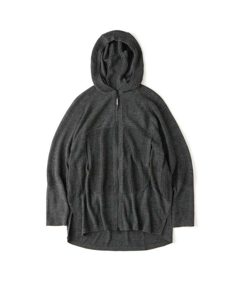 WDM1191-252 WISDOM 連帽針織外套 ZIP UP SWEATER HOODIE