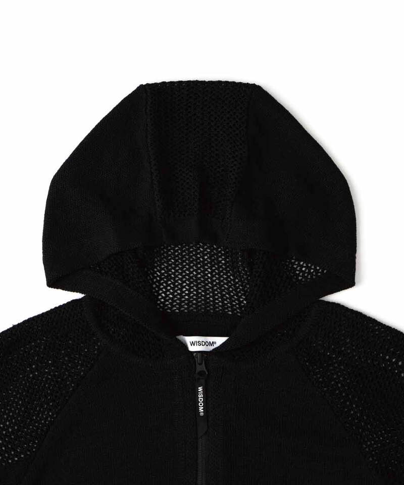 WDM1191-252 WISDOM 連帽針織外套 ZIP UP SWEATER HOODIE