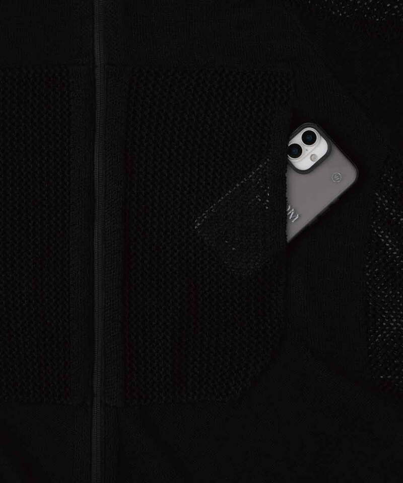 WDM1191-252 WISDOM 連帽針織外套 ZIP UP SWEATER HOODIE
