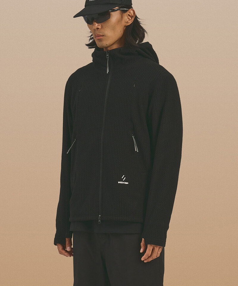 WISDOM X WELTER EXPERIMENT 聯名刷毛連帽外套 Fleece Hoodie Zip-up