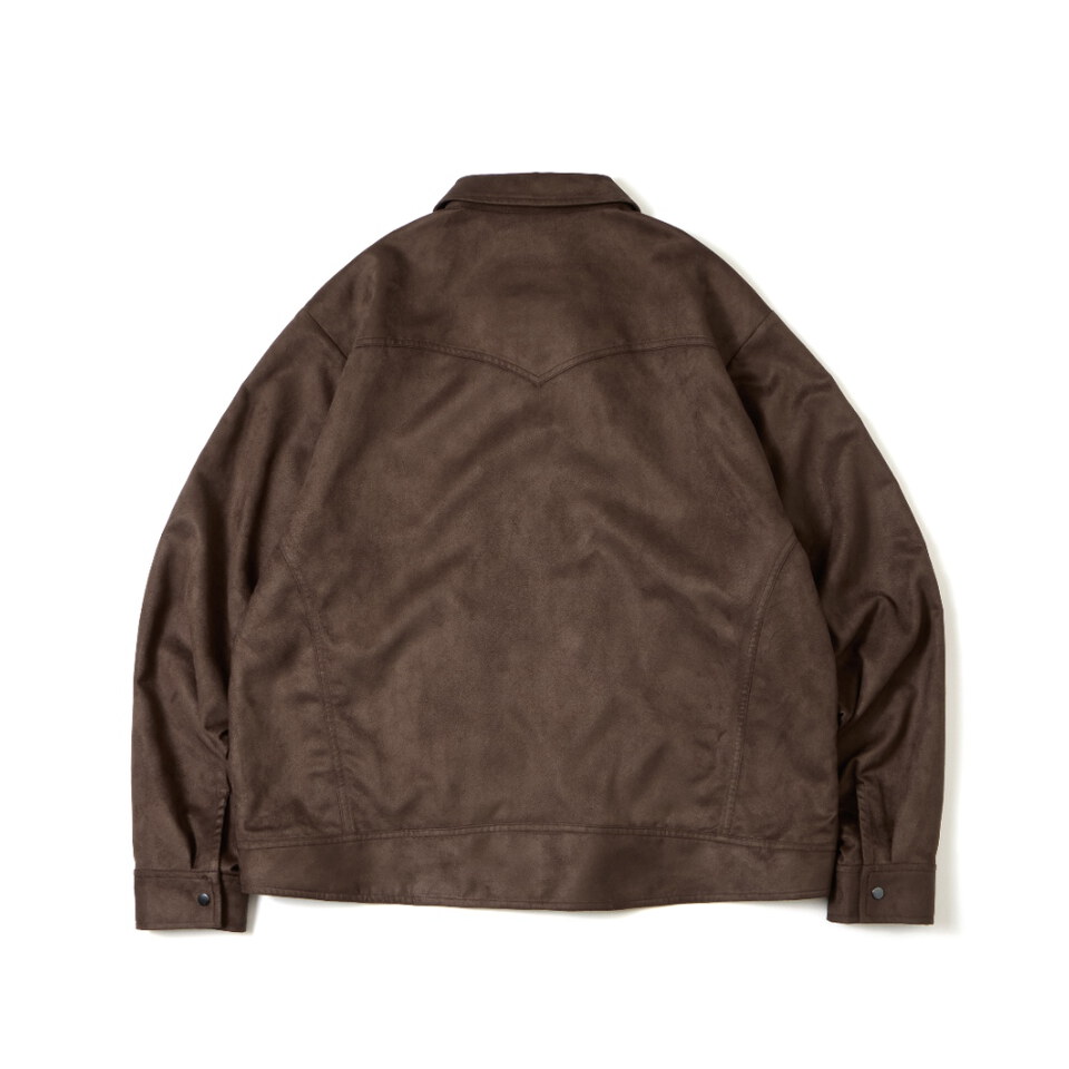 WDM1198-262 仿麂皮外套 FAUX SUEDE JACKET