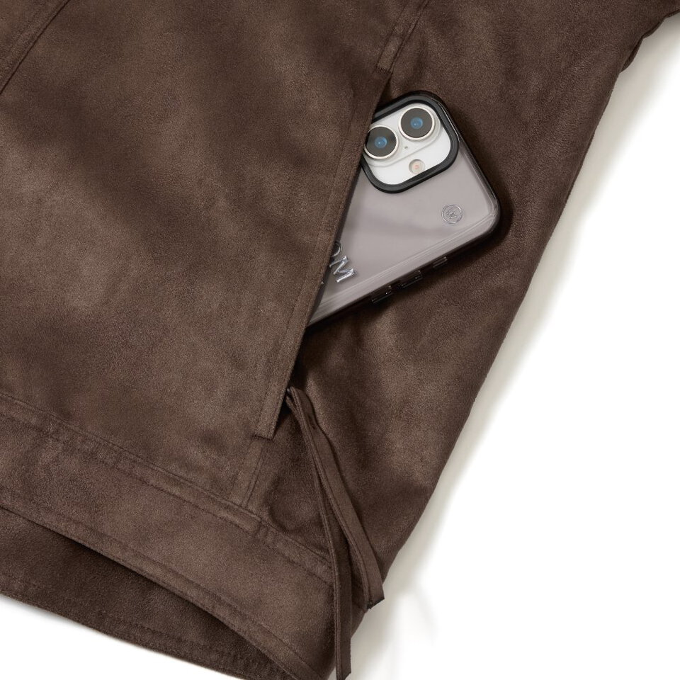 WDM1198-262 仿麂皮外套 FAUX SUEDE JACKET