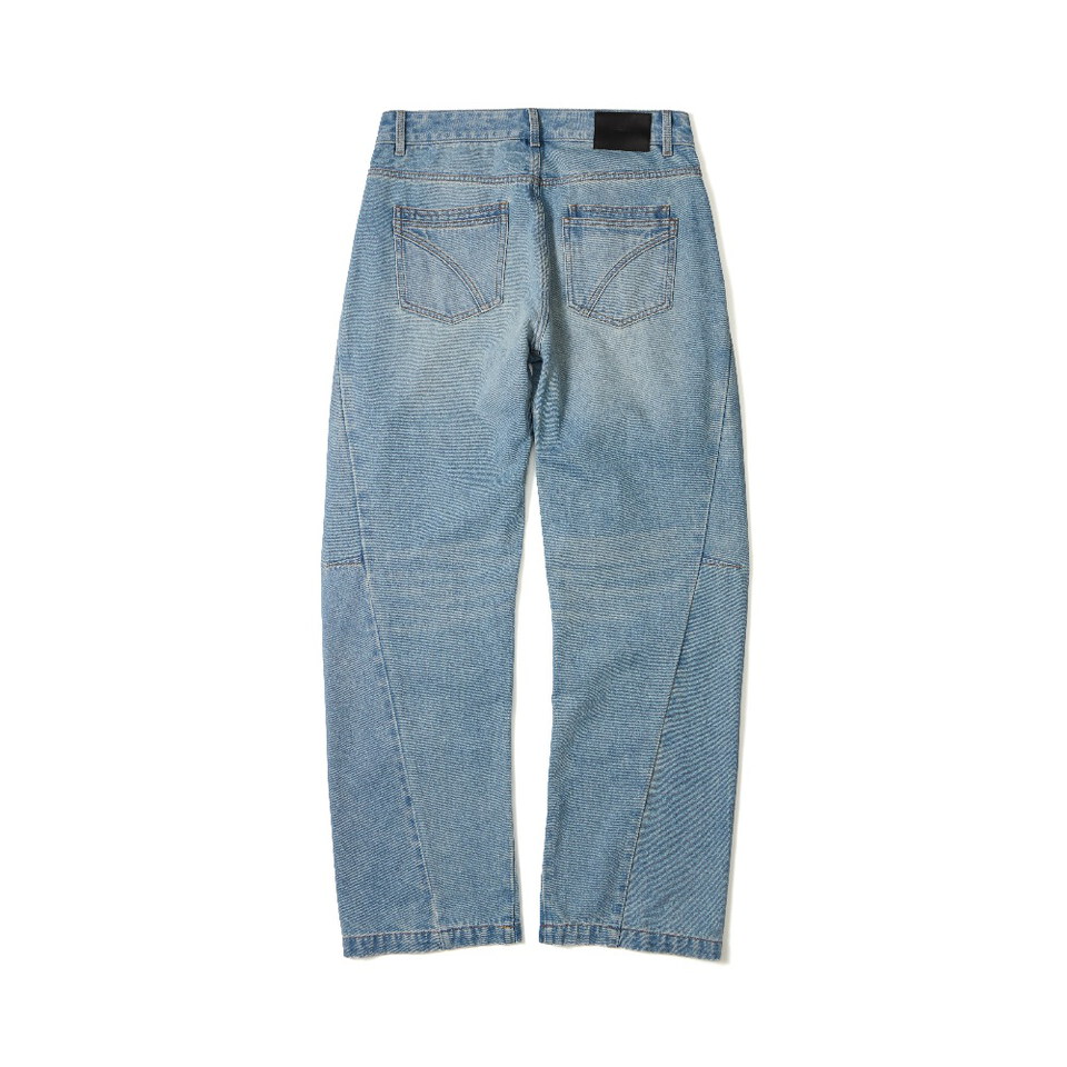 WDM1402-262 水洗丹寧長褲 VINTAGE LOOSE STRAIGHT JEANS