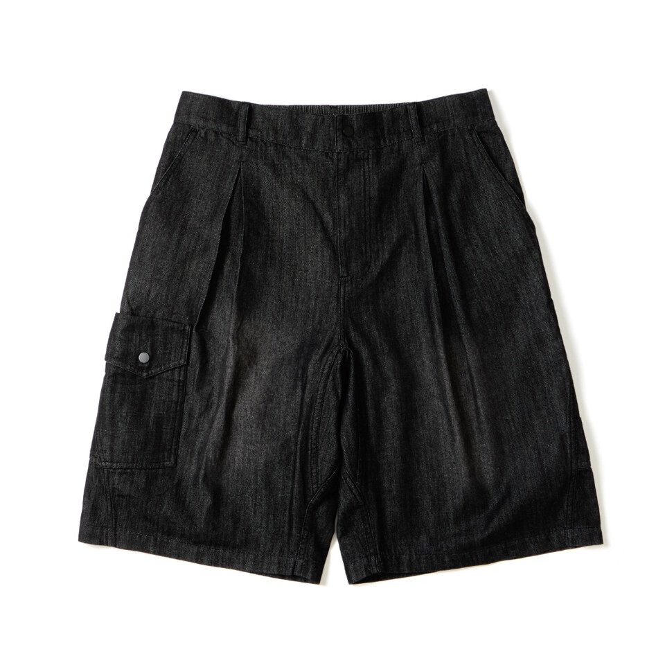 WDM1738-262 水洗丹寧短褲 WISDOM WASHED DENIM SHORTS