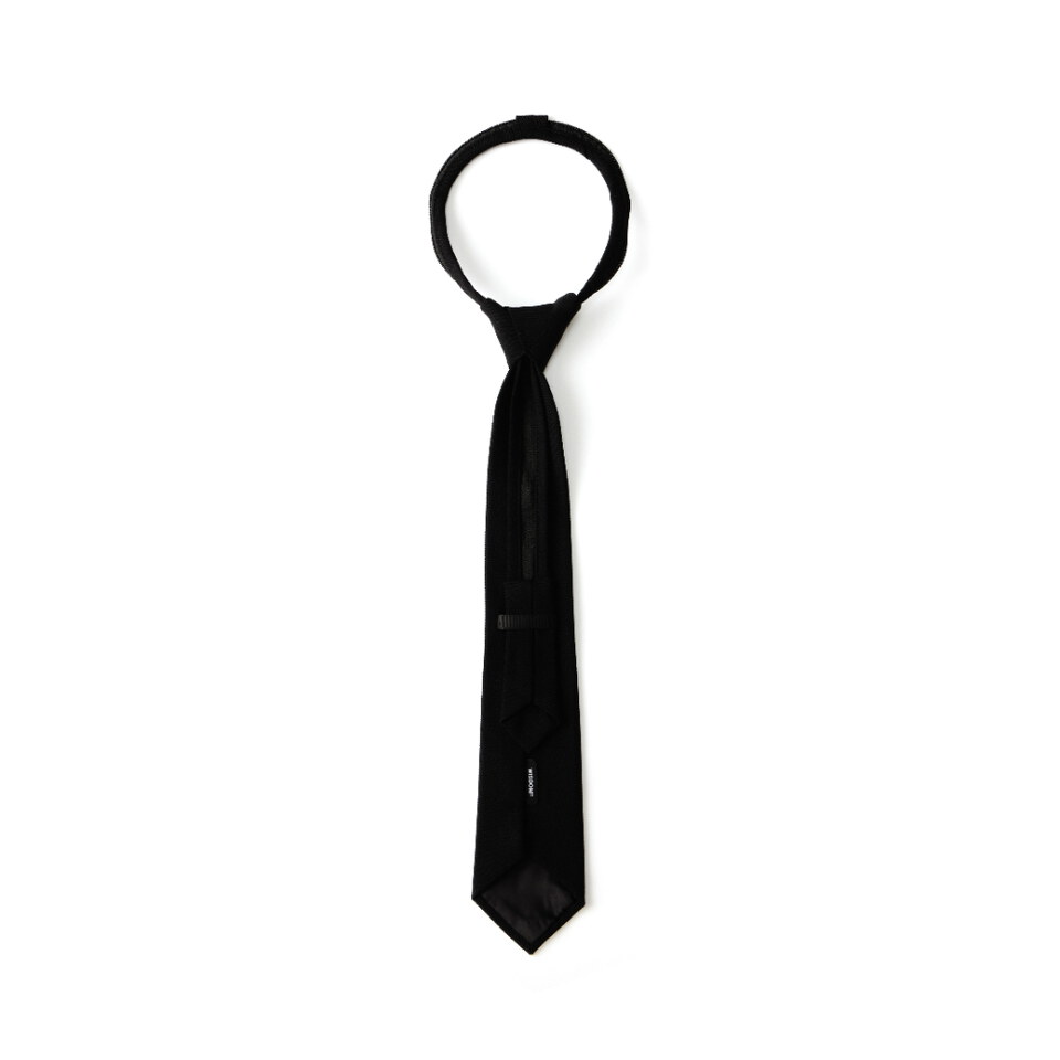 領帶 LOGO EMBROIDERY ZIPPER TIE