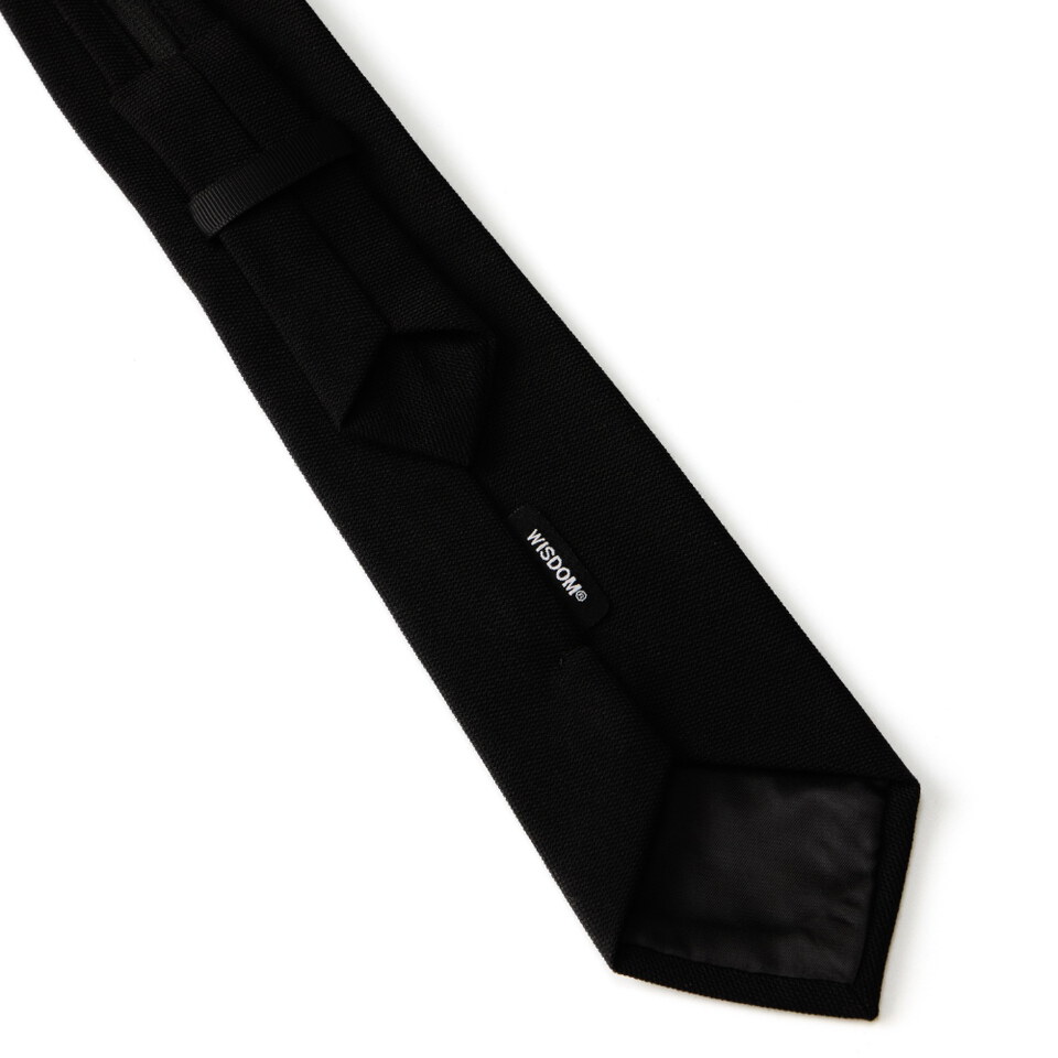 領帶 LOGO EMBROIDERY ZIPPER TIE