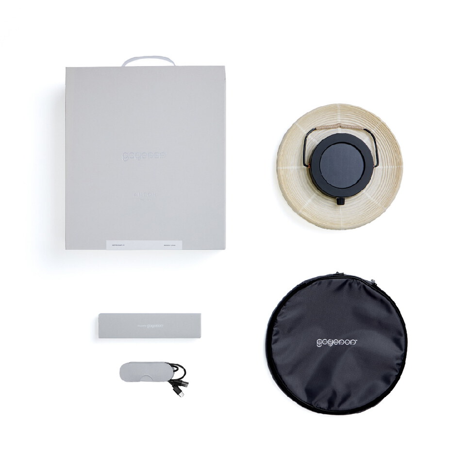 WISDOM x goyemon ANCOH 充電式和紙燈籠 (含支架)