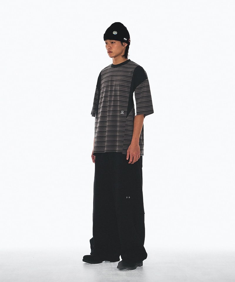 WOS0001-251 條紋上衣 6:33 MALACHITE SPLIT STRIPE TEE