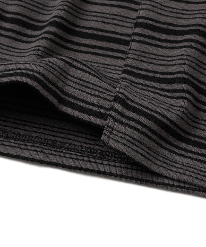 WOS0001-251 條紋上衣 6:33 MALACHITE SPLIT STRIPE TEE