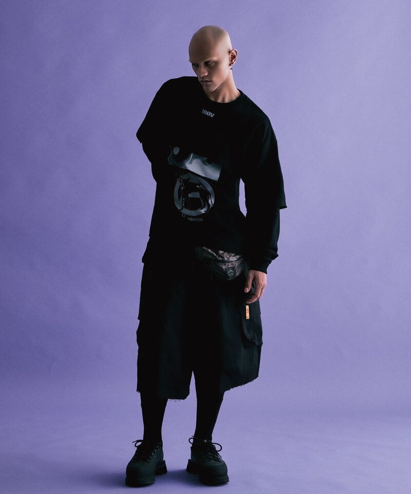 WOS0128-252 太極層次上衣 3:02 Bodies Taichiits Layering Tee