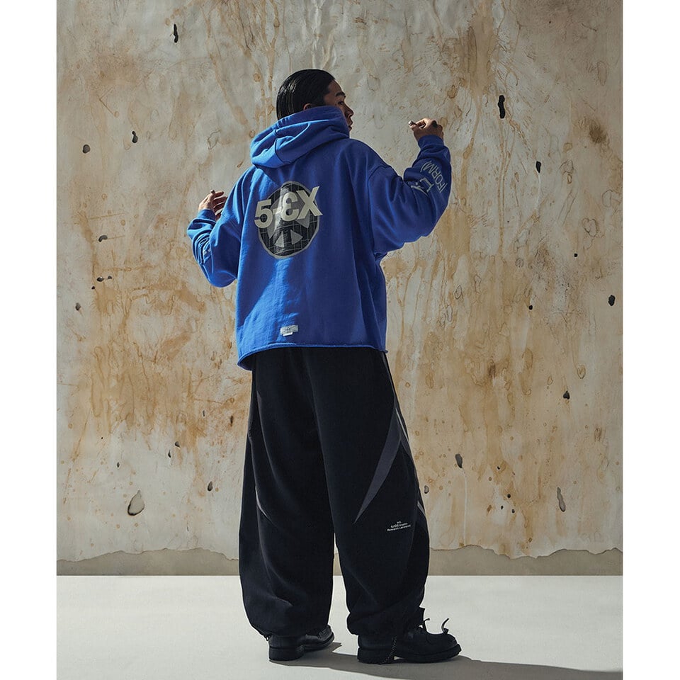 WOS0129-252 短版連帽上衣 4:02 HOOKS  5-3X CROPPED HOODIE