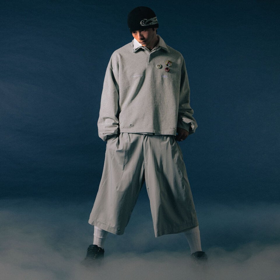 WOS0130-261 針織 Polo 上衣 W10S DMG POLO SWEATER