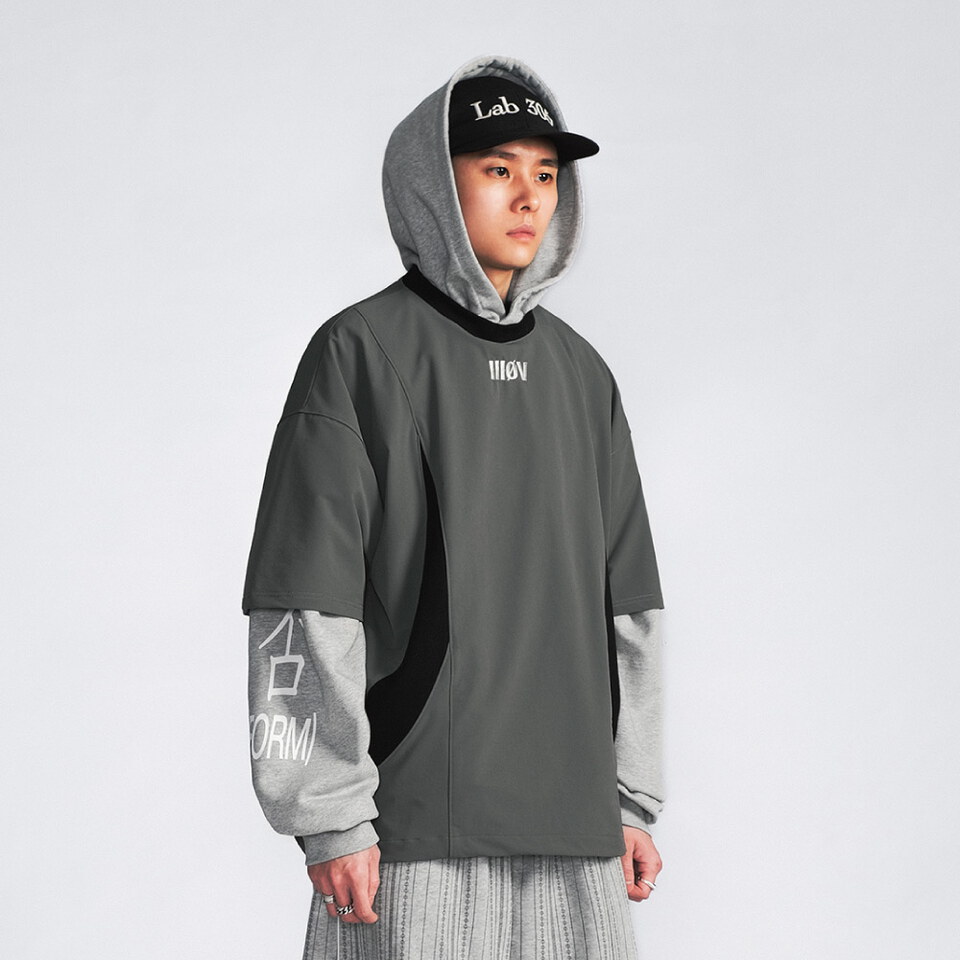 機能套頭上衣 2 06 LOST ZIP LABORATORY PULLOVER TEE