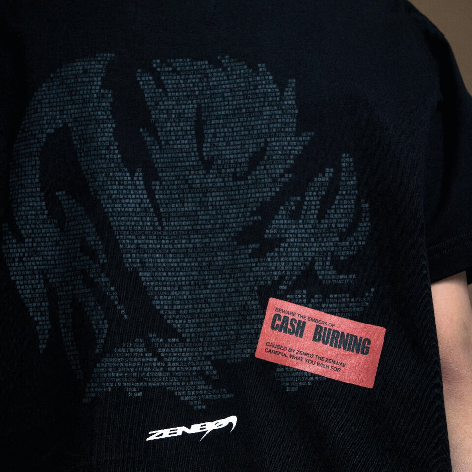 WOS0140-262 WALL OF SOUND X ZENBO 聯名圖像短TEE