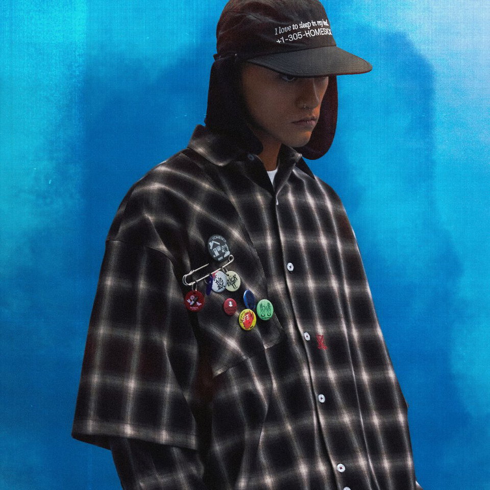 WOS0212-261 雙層袖格紋襯衫 2 10 LINOLEUM CHECK SHELTER SHIRT