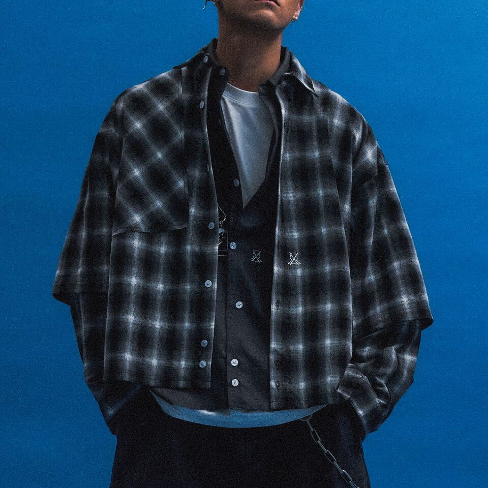 WOS0212-261 雙層袖格紋襯衫 2 10 LINOLEUM CHECK SHELTER SHIRT