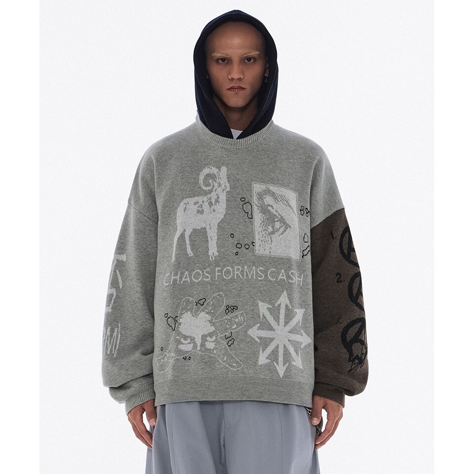 針織毛衣 2:50 MIRAGE 5-3X JACQUARD SWEATER